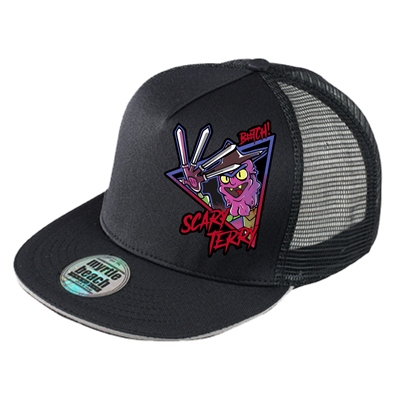 Шапка с права козирка Scary Terry snapback 